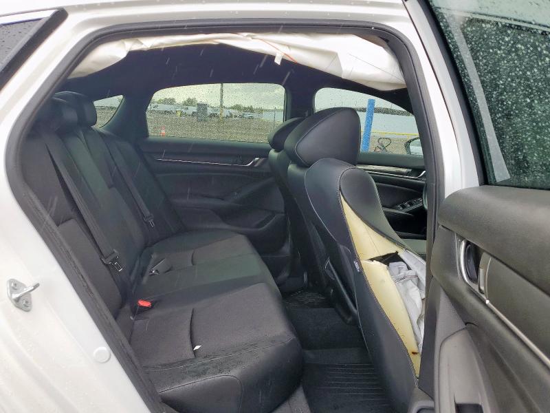 1HGCV1F34NA093307 - 2022 HONDA ACCORD SPORT WHITE photo 10