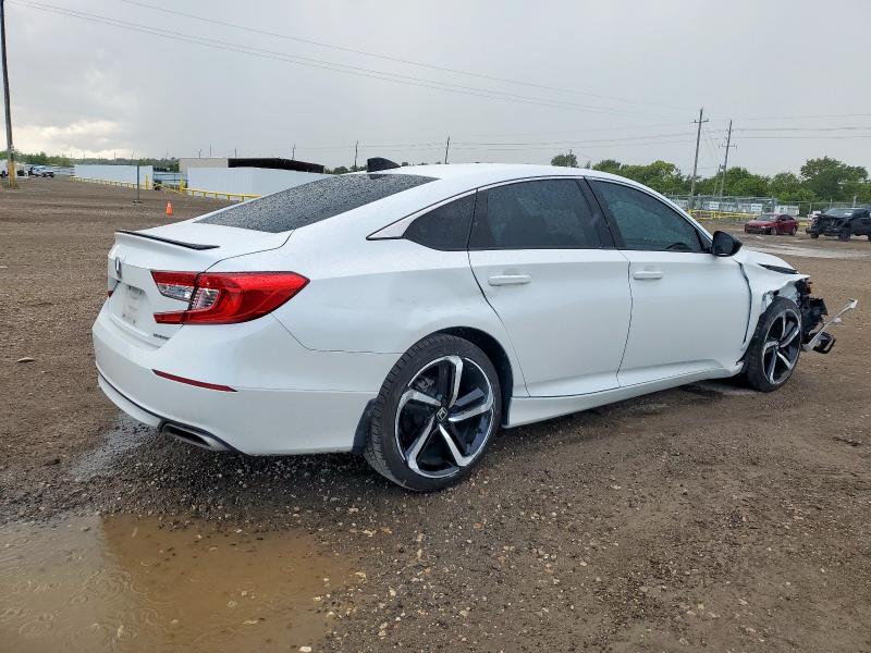 1HGCV1F34NA093307 - 2022 HONDA ACCORD SPORT WHITE photo 3