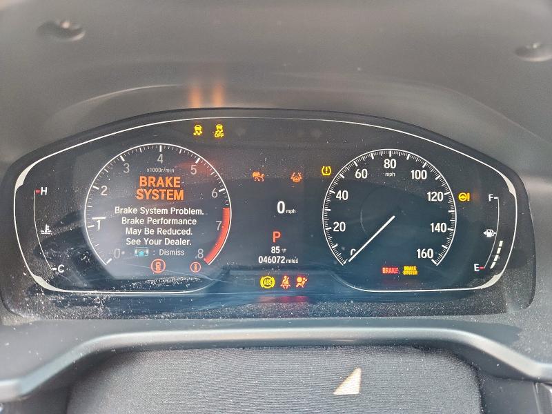 1HGCV1F34NA093307 - 2022 HONDA ACCORD SPORT WHITE photo 9