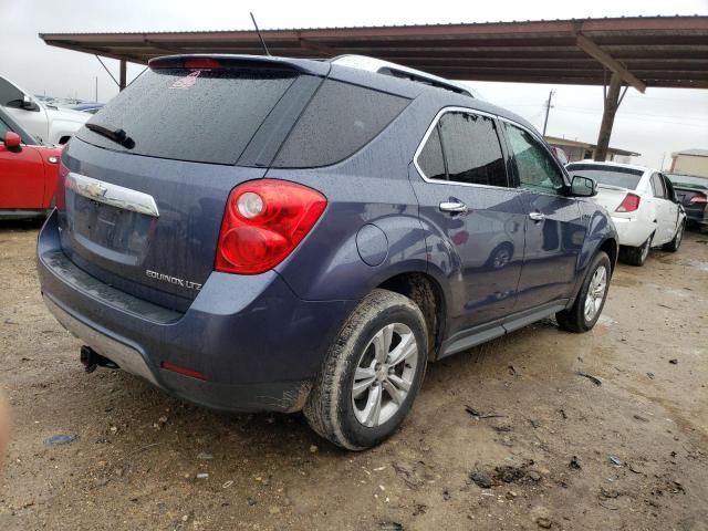 2GNFLGEK9D6269042 - 2013 CHEVROLET EQUINOX LTZ BLUE photo 3