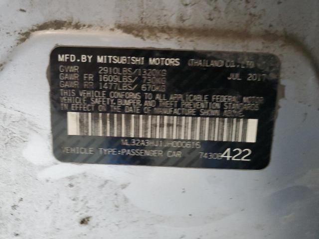 ML32A3HJ1JH000616 - 2018 MITSUBISHI MIRAGE ES SILVER photo 12