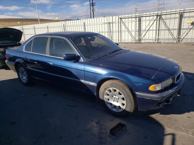 WBAGG83491DN82467 - 2001 BMW 7 SERIES I AUTOMATIC BLUE photo 4