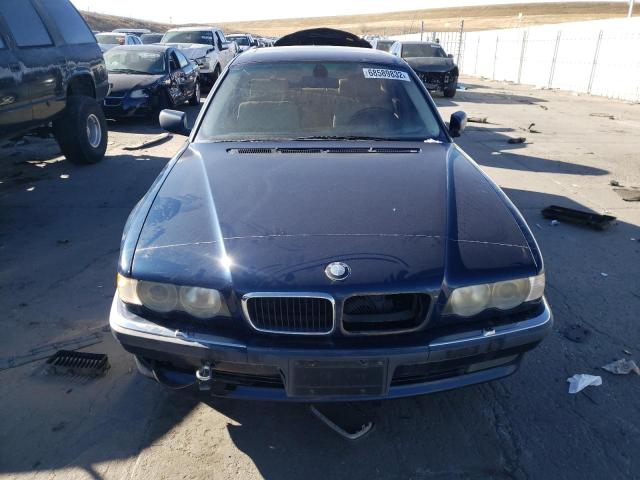 WBAGG83491DN82467 - 2001 BMW 7 SERIES I AUTOMATIC BLUE photo 5