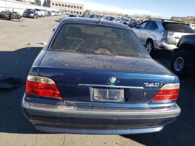 WBAGG83491DN82467 - 2001 BMW 7 SERIES I AUTOMATIC BLUE photo 6