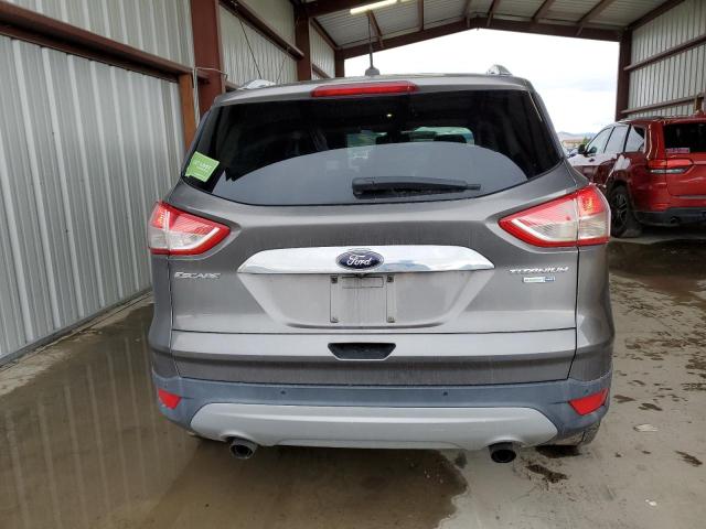 1FMCU9J90EUC07986 - 2014 FORD ESCAPE TITANIUM GRAY photo 6