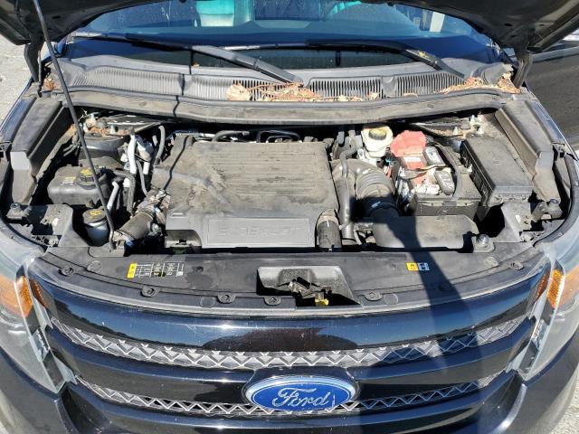 1FM5K8GTXDGC25064 - 2013 FORD EXPLORER SPORT შავი ფოტო 12