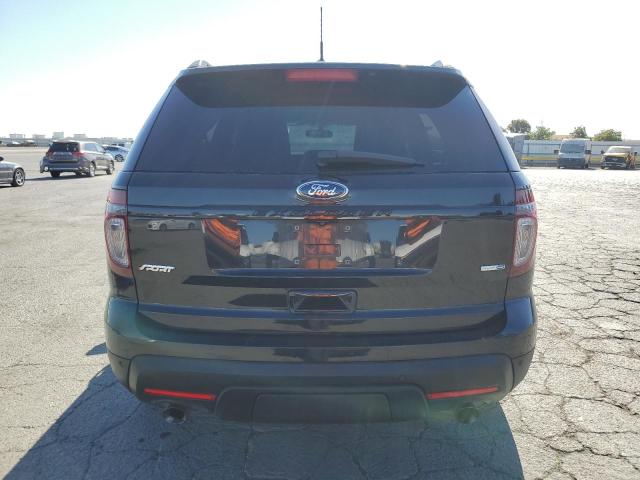 1FM5K8GTXDGC25064 - 2013 FORD EXPLORER SPORT შავი ფოტო 6