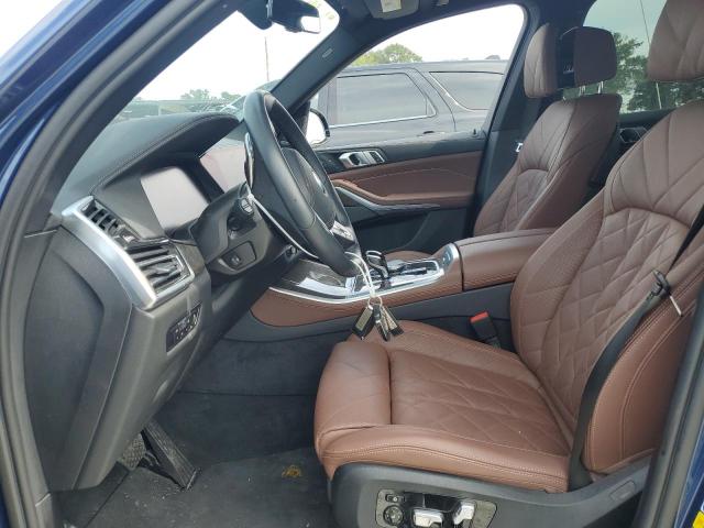 5UXCR6C02P9R57946 - 2023 BMW X5 XDRIVE40I BLUE photo 7