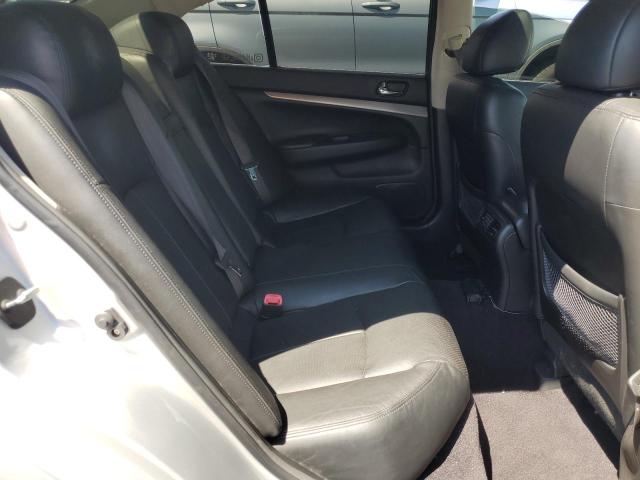 JN1CV6AP6AM203503 - 2010 INFINITI G37 BASE SILVER photo 10