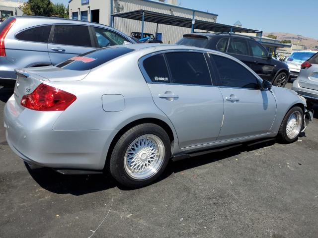 JN1CV6AP6AM203503 - 2010 INFINITI G37 BASE SILVER photo 3