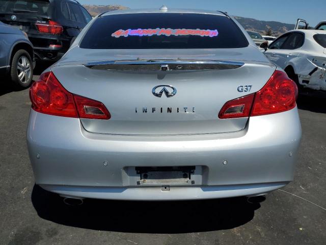 JN1CV6AP6AM203503 - 2010 INFINITI G37 BASE SILVER photo 6