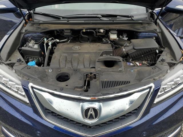 5J8TB4H76JL008363 - 2018 ACURA RDX ADVANCE BLUE photo 12