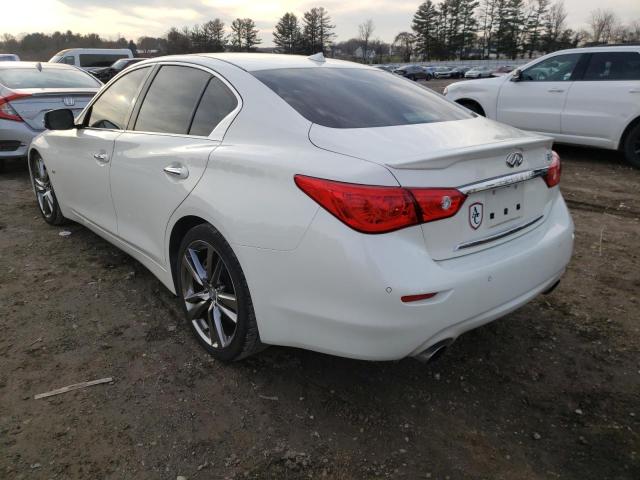 JN1EV7AP5GM302420 - 2016 INFINITI Q50 PREMIUM WHITE photo 2