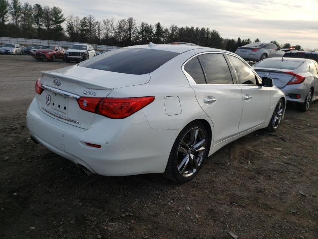 JN1EV7AP5GM302420 - 2016 INFINITI Q50 PREMIUM WHITE photo 3