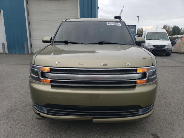 2FMHK6D80DBD00623 - 2013 FORD FLEX LIMITED GREEN photo 5