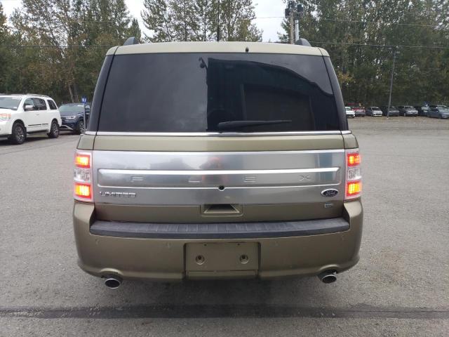 2FMHK6D80DBD00623 - 2013 FORD FLEX LIMITED GREEN photo 6