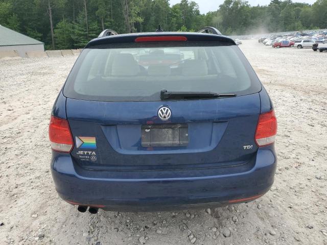 3VWPL7AJ9BM694884 - 2011 VOLKSWAGEN JETTA TDI 蓝色 照片 6