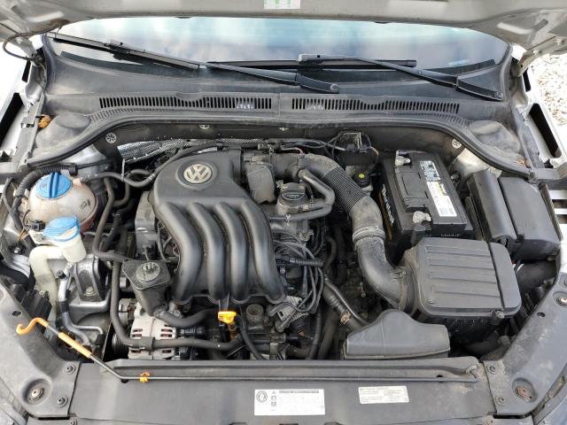 3VW2K7AJ0CM382788 - 2012 VOLKSWAGEN JETTA BASE Արծաթագույն լուսանկար 11