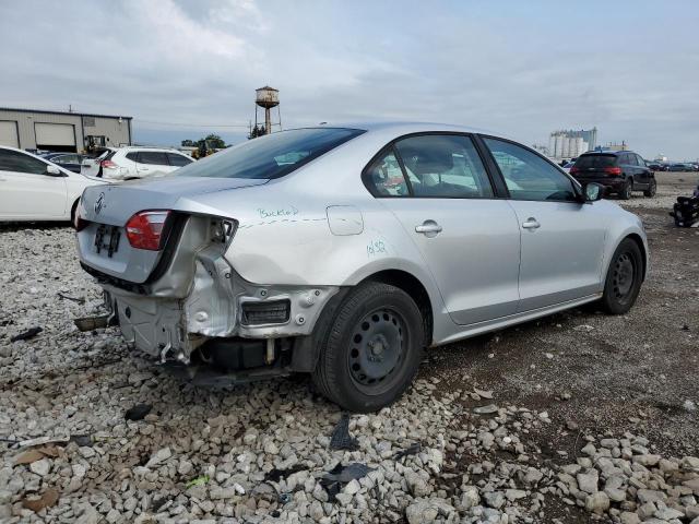 3VW2K7AJ0CM382788 - 2012 VOLKSWAGEN JETTA BASE Արծաթագույն լուսանկար 3