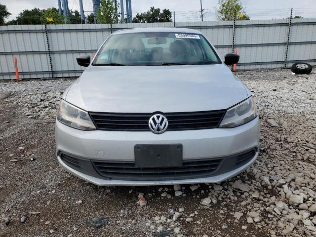 3VW2K7AJ0CM382788 - 2012 VOLKSWAGEN JETTA BASE Արծաթագույն լուսանկար 5