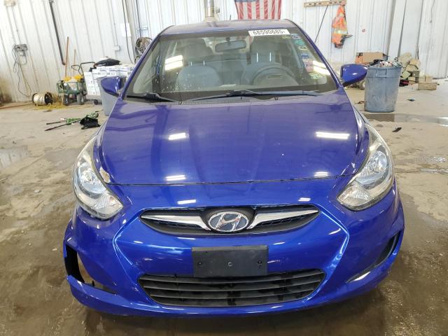 KMHCT4AEXCU073116 - 2012 HYUNDAI ACCENT GLS BLUE photo 5