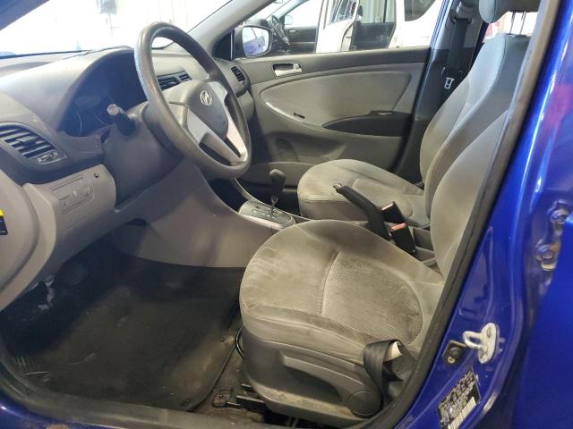 KMHCT4AEXCU073116 - 2012 HYUNDAI ACCENT GLS BLUE photo 7
