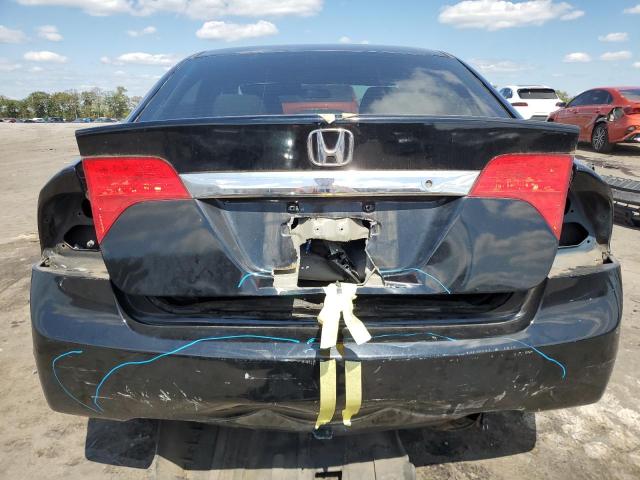19XFA15649E022405 - 2009 HONDA CIVIC LX-S Սև լուսանկար 6