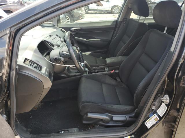 19XFA15649E022405 - 2009 HONDA CIVIC LX-S Սև լուսանկար 7