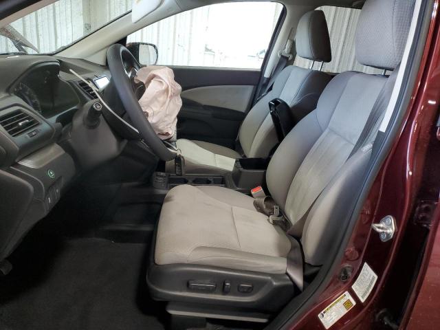 2HKRM4H5XGH723189 - 2016 HONDA CR-V EX MAROON photo 7