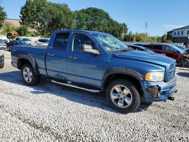 3D7HU18N32G169303 - 2002 DODGE RAM 1500 BLUE photo 4