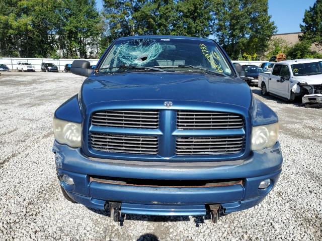 3D7HU18N32G169303 - 2002 DODGE RAM 1500 BLUE photo 5