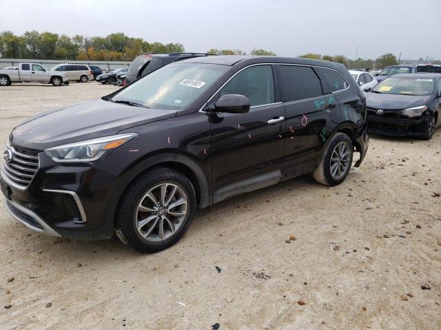 KM8SM4HF7JU276193 - 2018 HYUNDAI SANTA FE SE BROWN photo 1