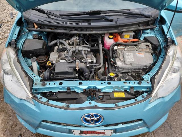 JTDKDTB30D1044022 - 2013 TOYOTA PRIUS C 蓝色 照片 11