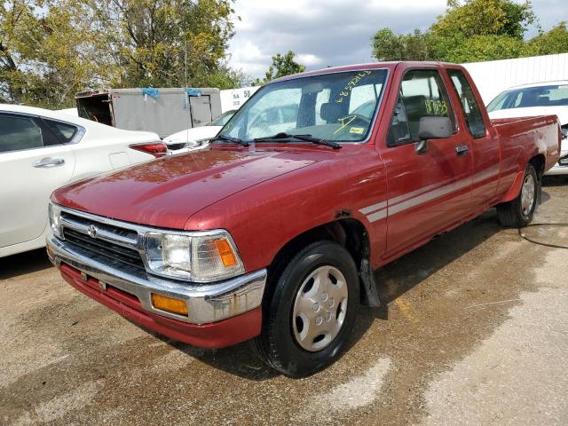 4TARN93PXRZ301787 - 1994 TOYOTA PICKUP 1/2 TON EXTRA LONG WHEELBASE DX RED photo 1