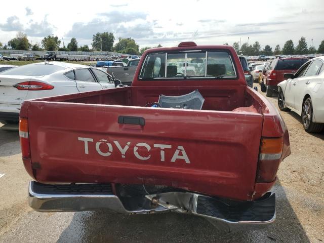 4TARN93PXRZ301787 - 1994 TOYOTA PICKUP 1/2 TON EXTRA LONG WHEELBASE DX RED photo 6