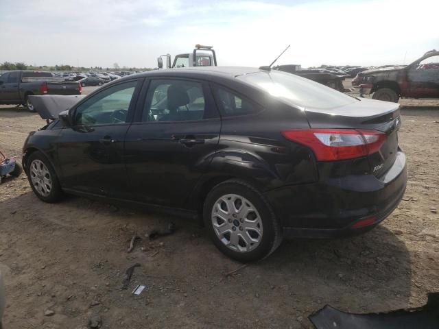 1FAHP3F25CL323493 - 2012 FORD FOCUS SE BLACK photo 2