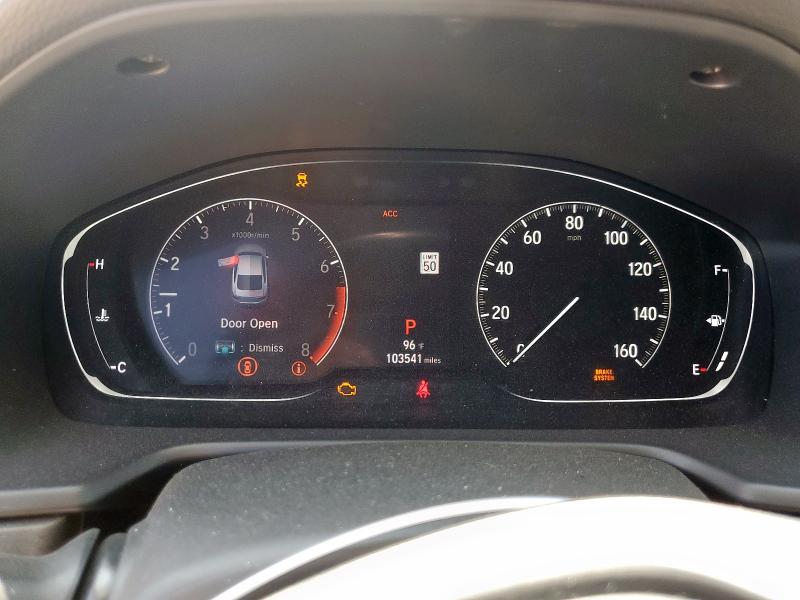 1HGCV1F93JA119135 - 2018 HONDA ACCORD TOURING ნაცრისფერი ფოტო 9