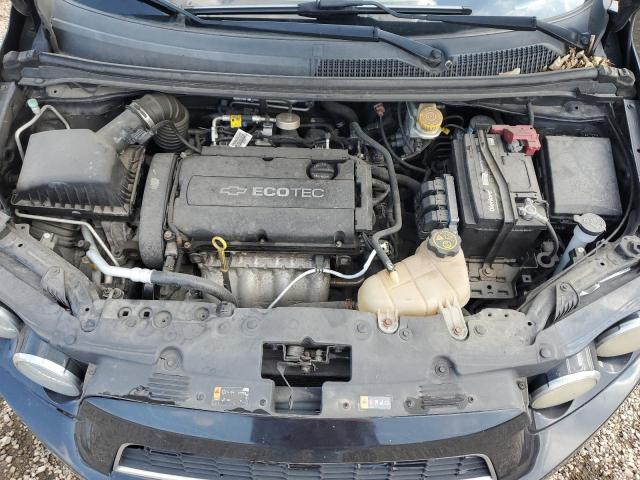 1G1JC5SH3E4242351 - 2014 CHEVROLET SONIC LT BLACK photo 11