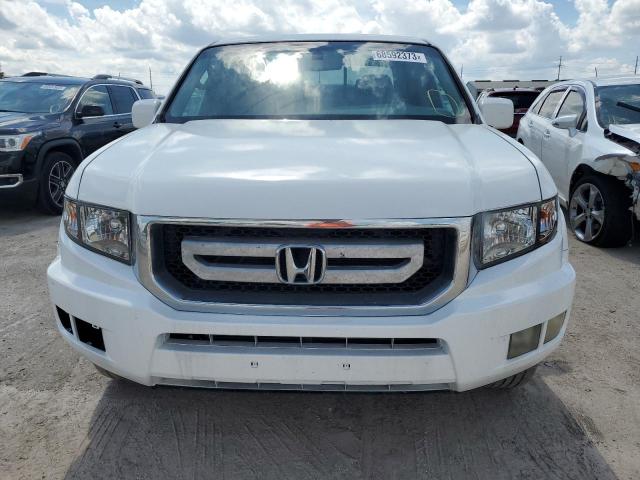 5FPYK1F55BB010296 - 2011 HONDA RIDGELINE RTL WHITE photo 5