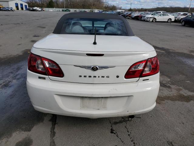 1C3LC55RX8N639305 - 2008 CHRYSLER SEBRING TOURING WHITE photo 6