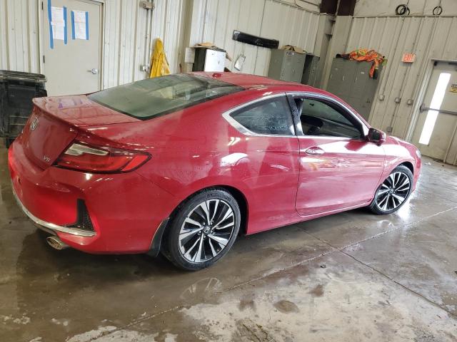 1HGCT2B82HA000656 - 2017 HONDA ACCORD EXL RED photo 3