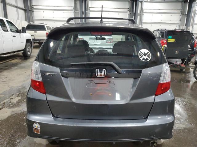 JHMGE8H5XDC011167 - 2013 HONDA FIT SPORT SILVER photo 6