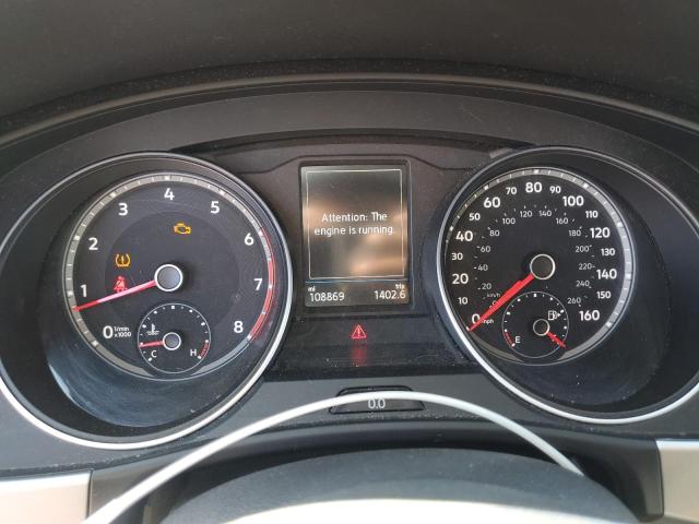 1V2LR2CA8JC524563 - 2018 VOLKSWAGEN ATLAS SE წითელი ფოტო 9