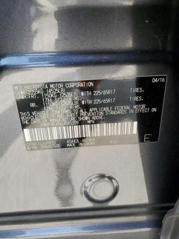 JTMZFREV5GJ085209 - 2016 TOYOTA RAV4 LE Boz foto 13