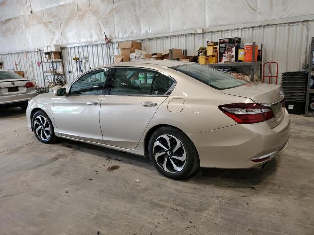 1HGCR3F88HA013717 - 2017 HONDA ACCORD EXL TAN photo 2