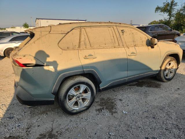 2T3P1RFV5MW242187 - 2021 TOYOTA RAV4 XLE BLUE photo 3