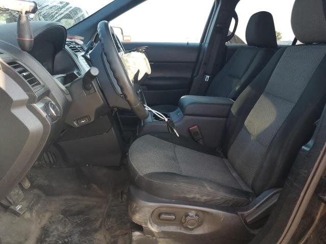 1FM5K8ARXJGA83338 - 2018 FORD EXPLORER POLICE INTERCEPTOR BLACK photo 7