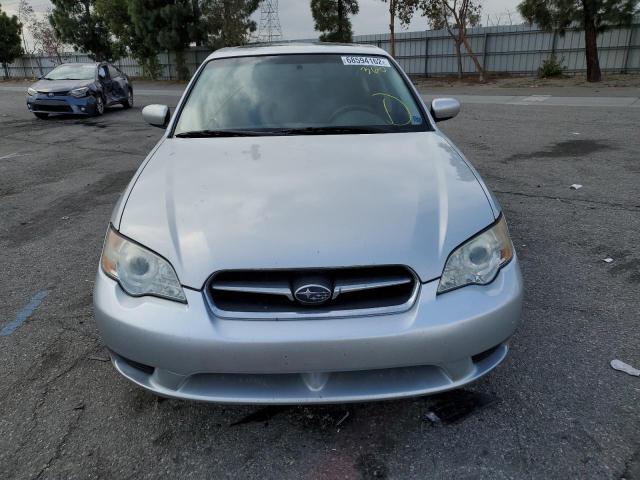 4S3BL626767219445 - 2006 SUBARU LEGACY 2.5I LIMITED SILVER photo 5