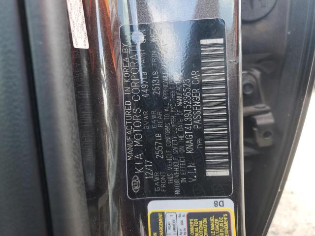 KNAGT4L39J5236523 - 2018 KIA OPTIMA LX GRAY photo 12