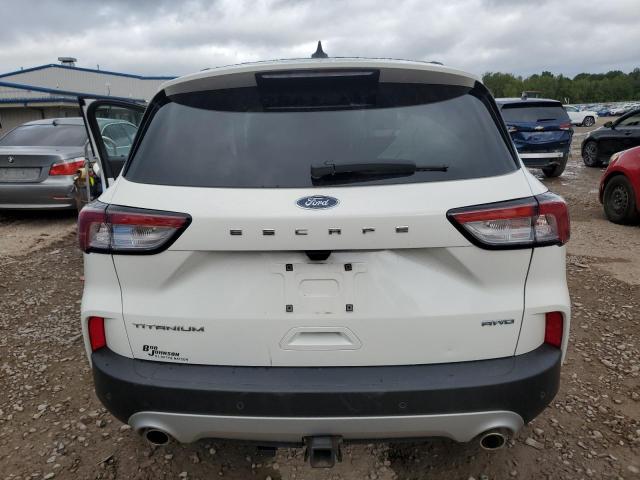 1FMCU9J9XLUC50518 - 2020 FORD ESCAPE TITANIUM WHITE photo 6